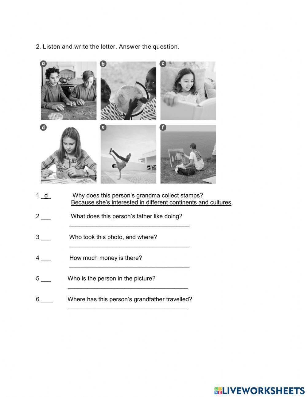 PU6- Listening B1.10 - Dec