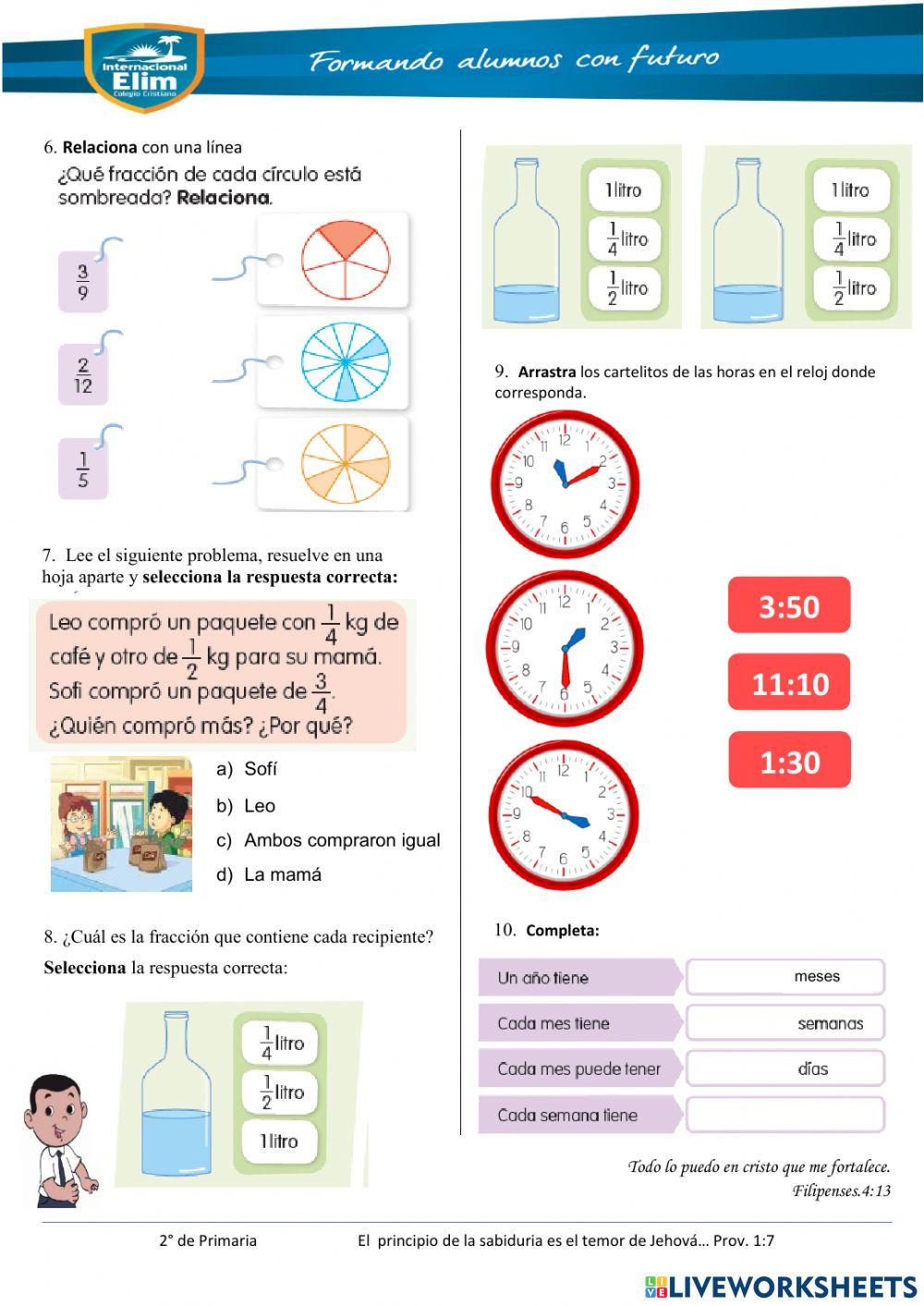 Examen de Matemática