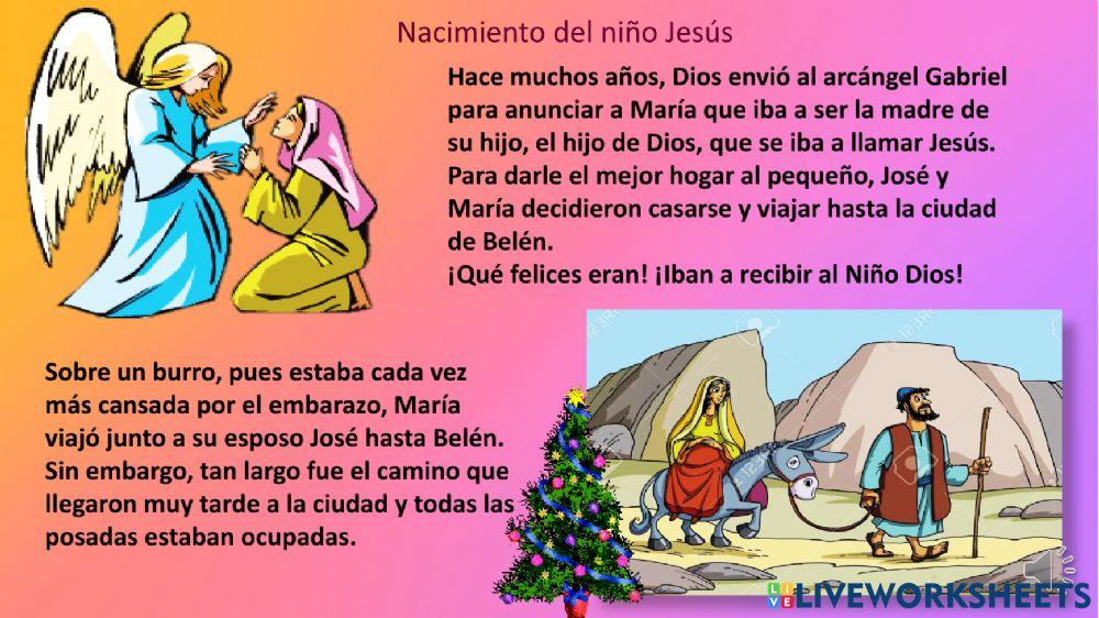 Nacimiento del niño Jesús