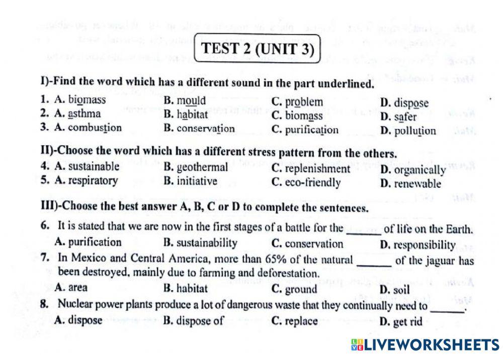 Unir 3- The green movement