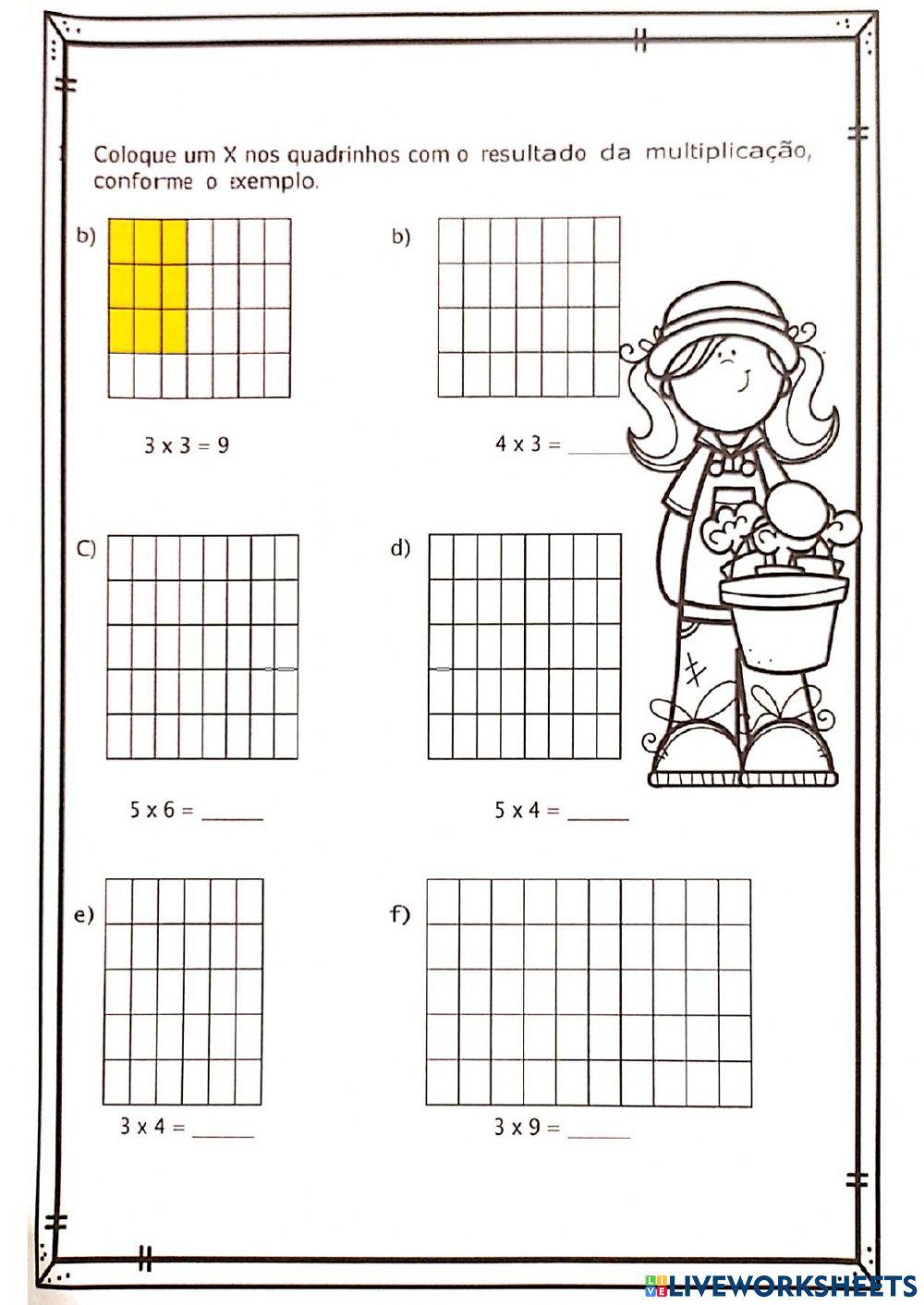 Exercícios de matemática