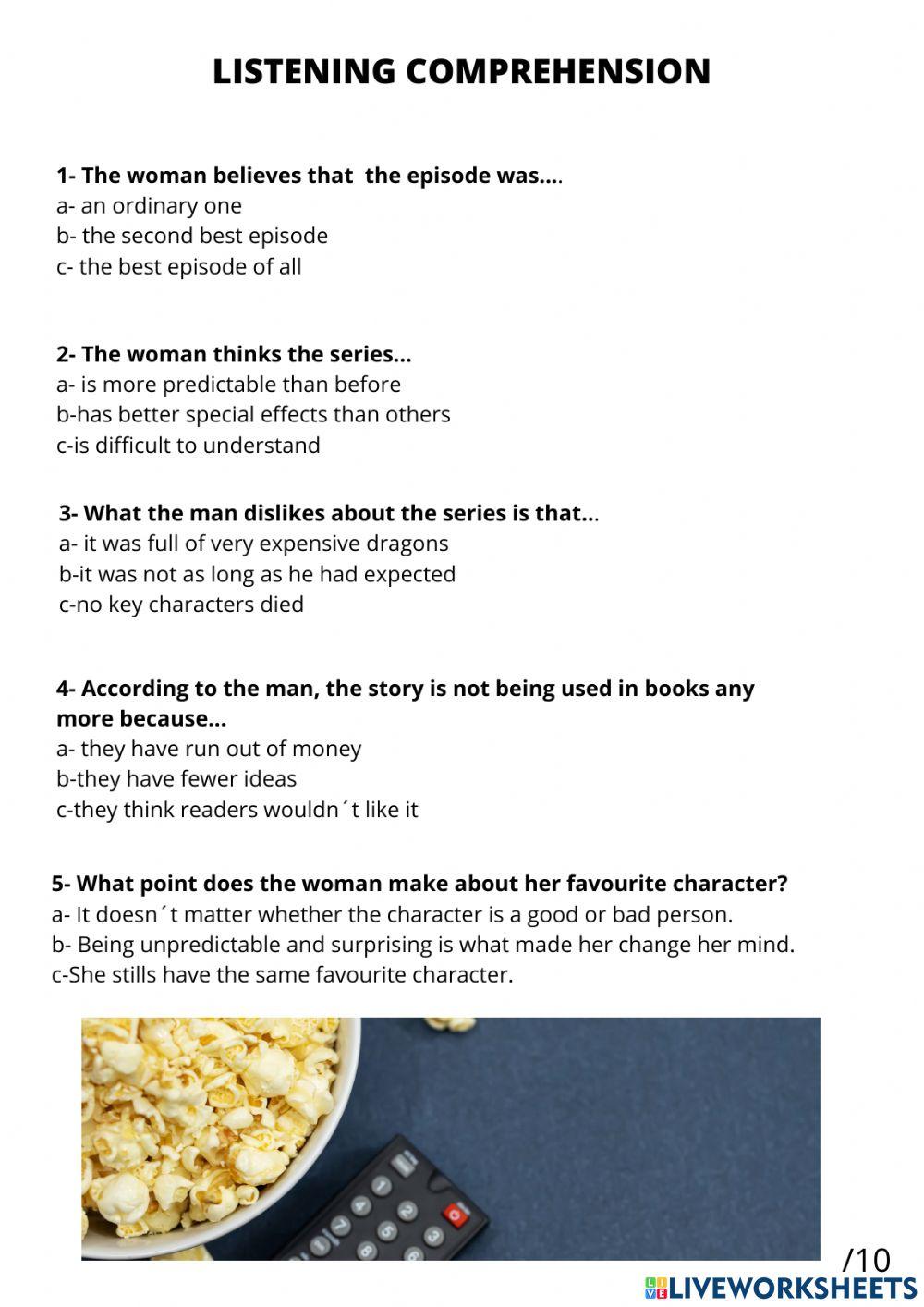 Final english b1 + test