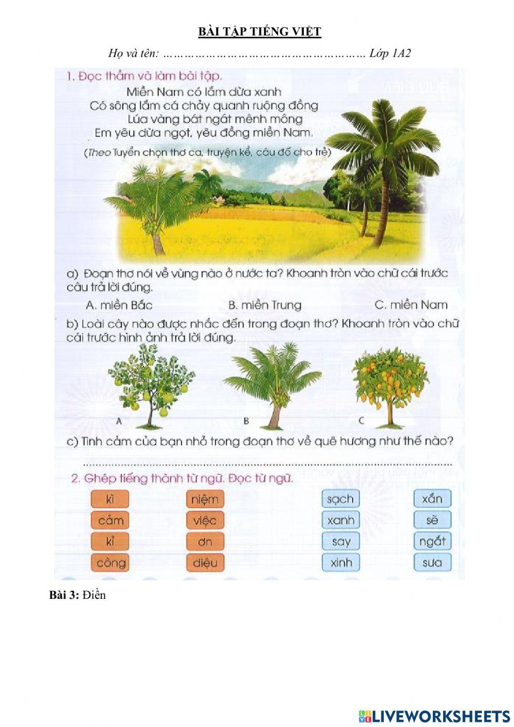 Ôn tập Tiếng Việt