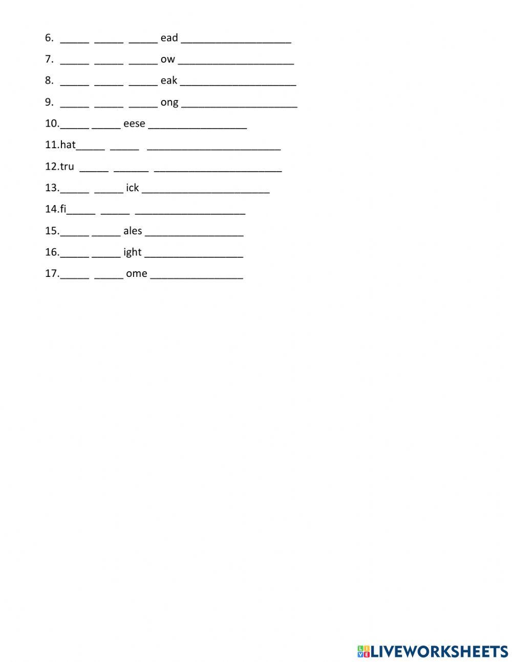 Phonics 2nd Period Review