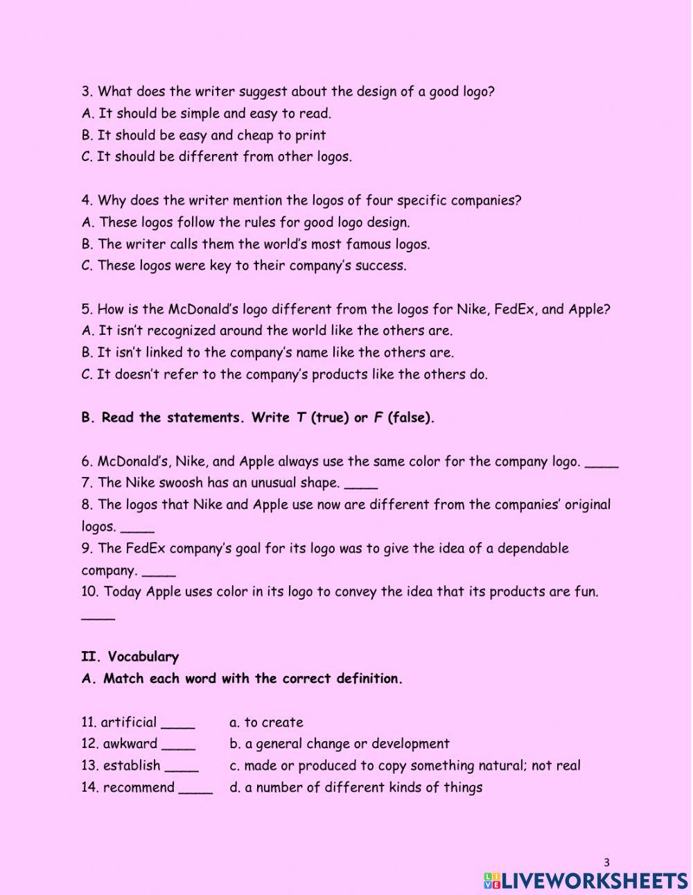 Rw book 2 unit 1-4 revision