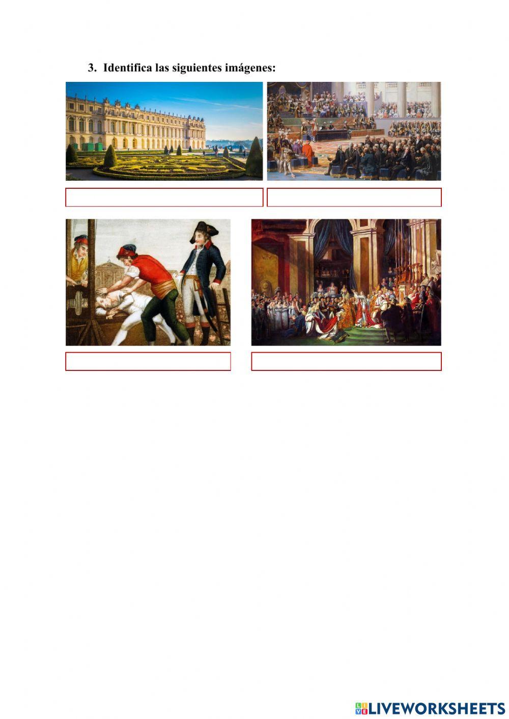 Cuestionario La Revolución Francesa