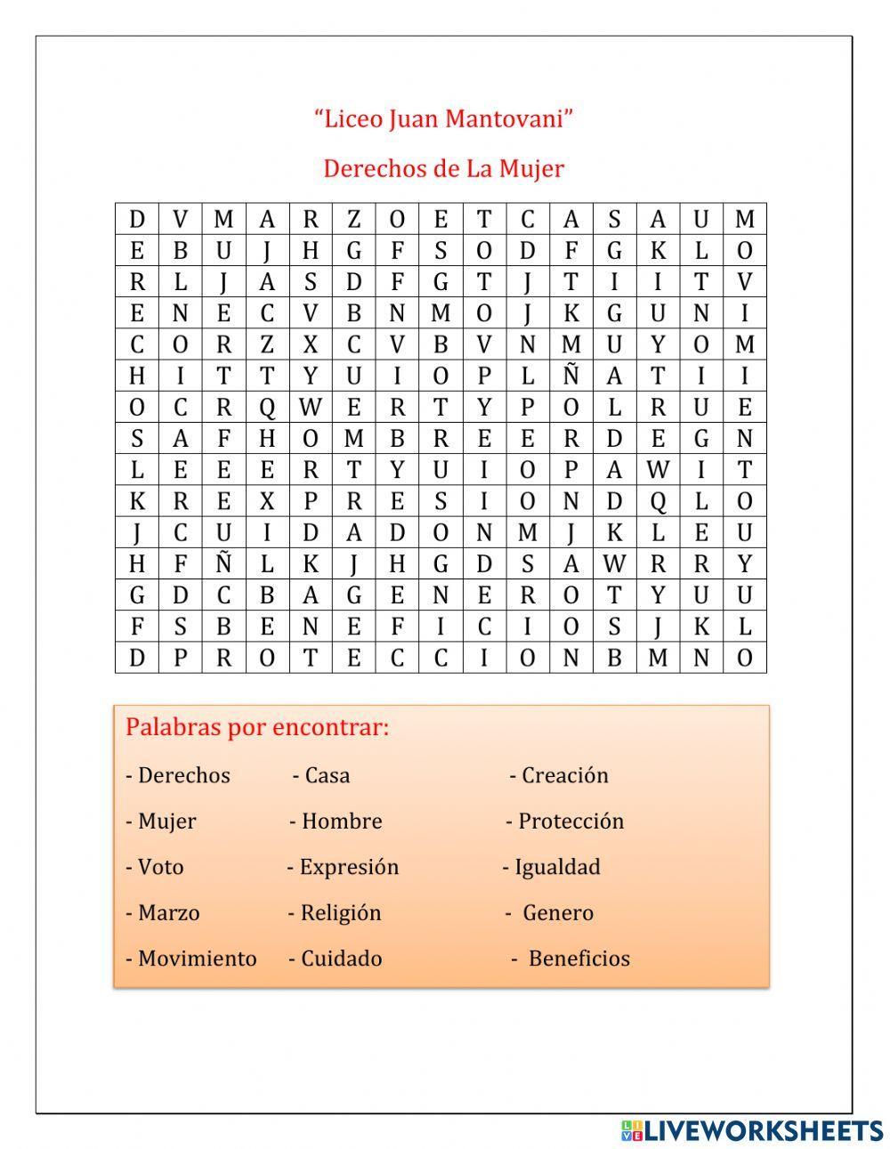 Derechos de La Mujer