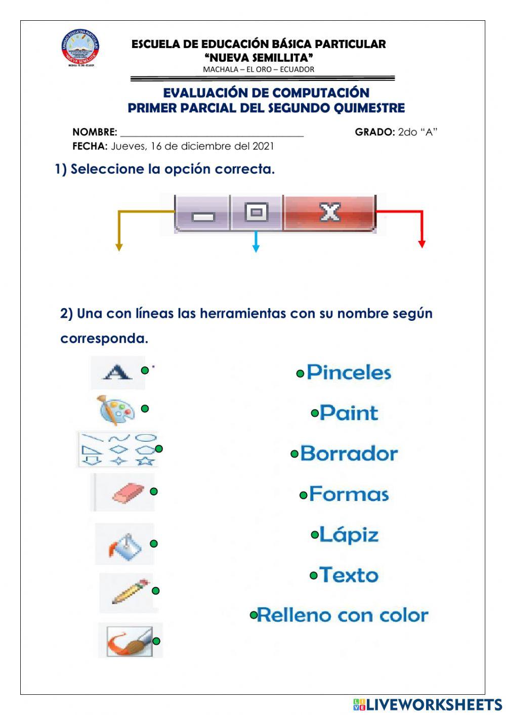 Evaluación de computación