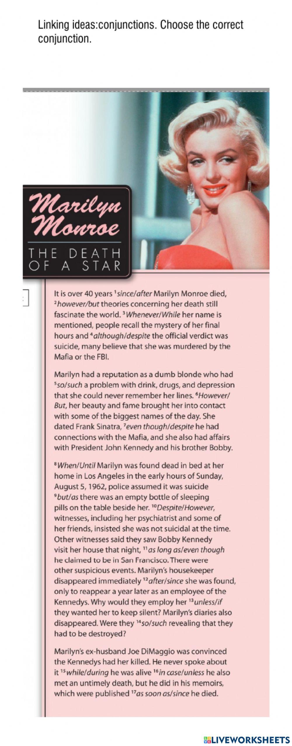 Linking ideas-conjunctions