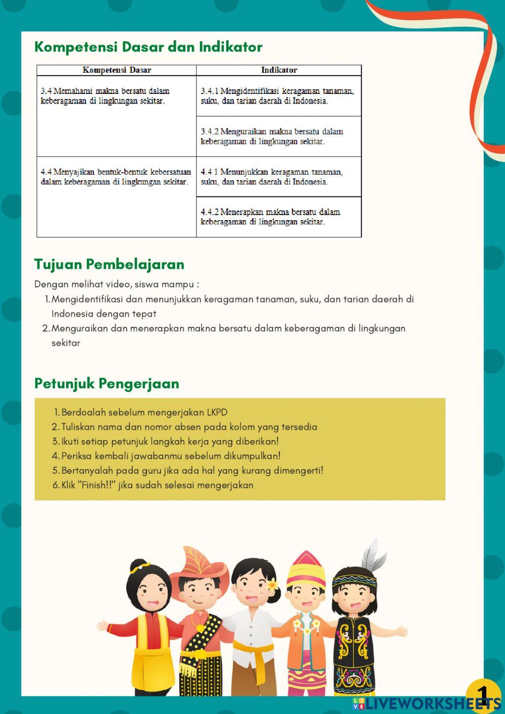 LKPD PPKn Kelas 3 Tema 5 Subtema 3