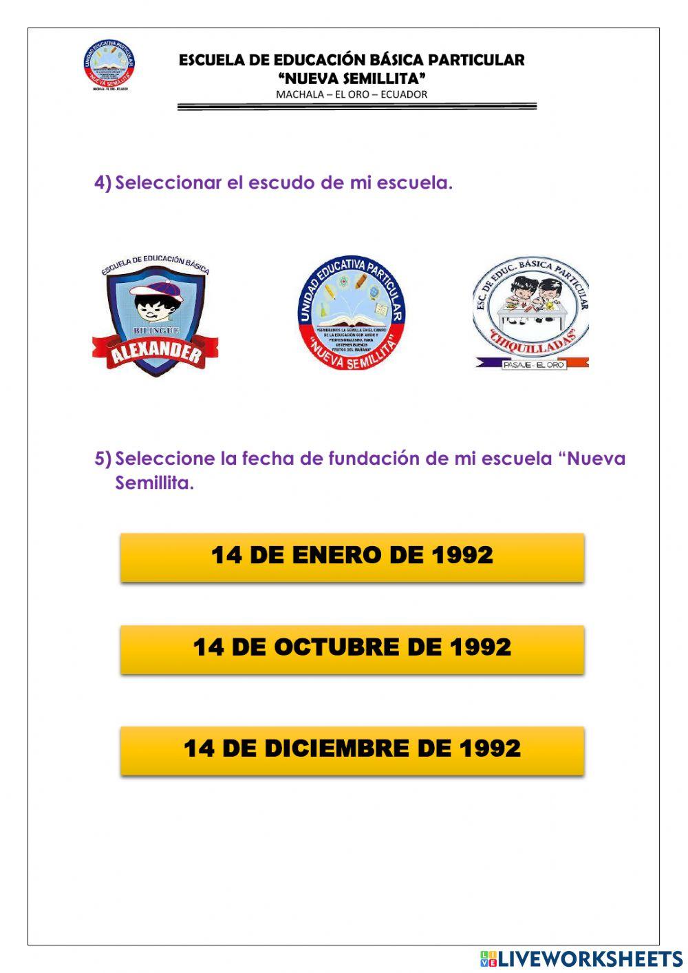 Evaluación escuela y contaminación