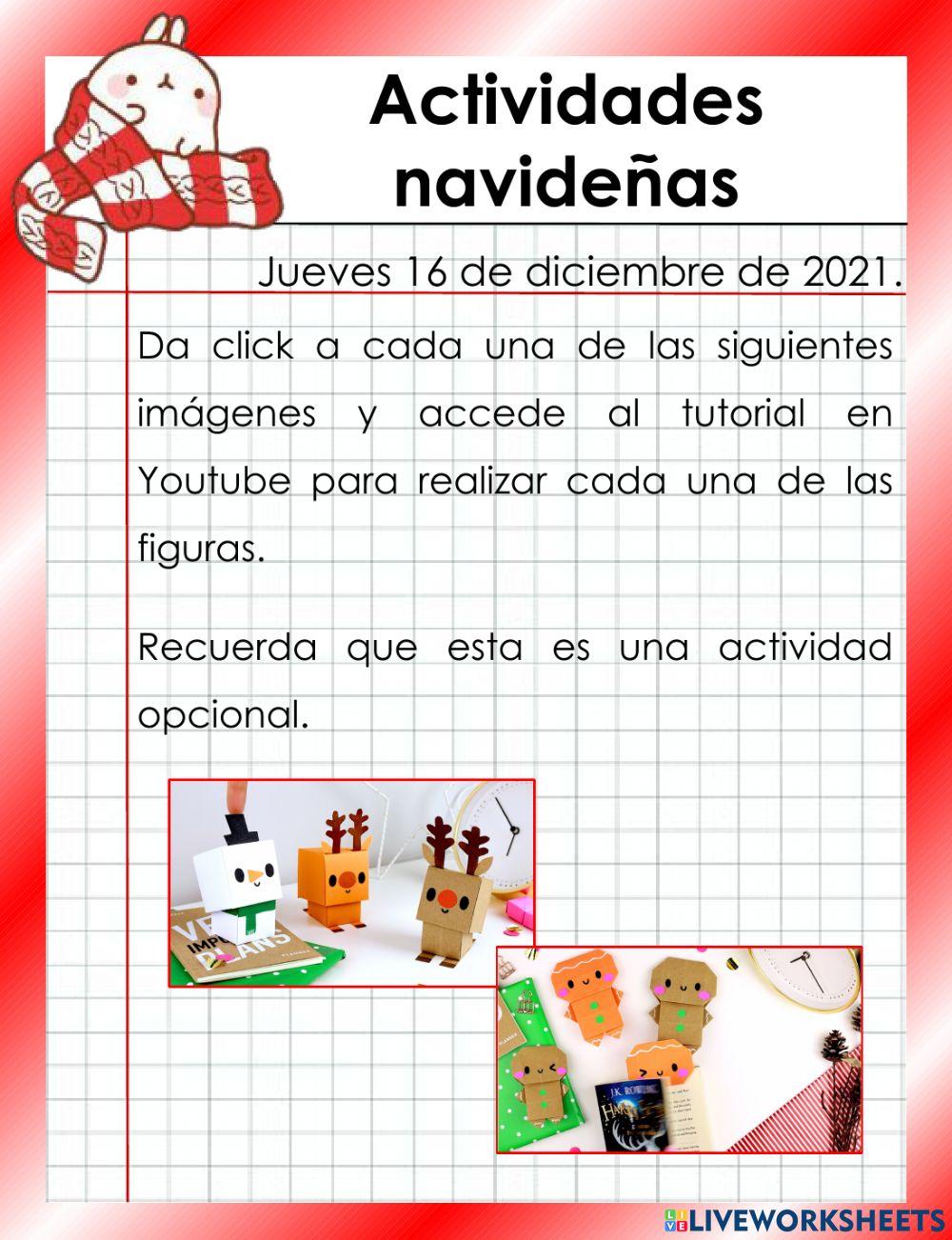 Actividades navideñas