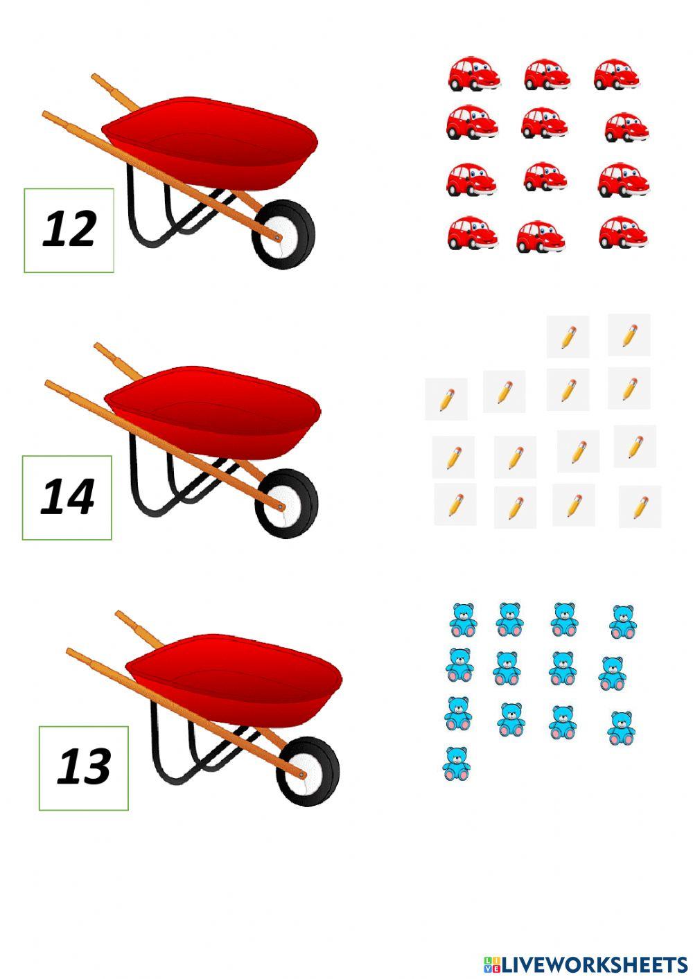 Relacionar del 10 al 15