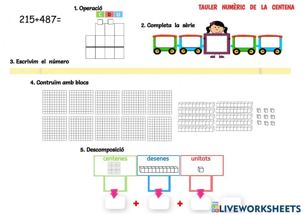 Tauler numèric de la Centena
