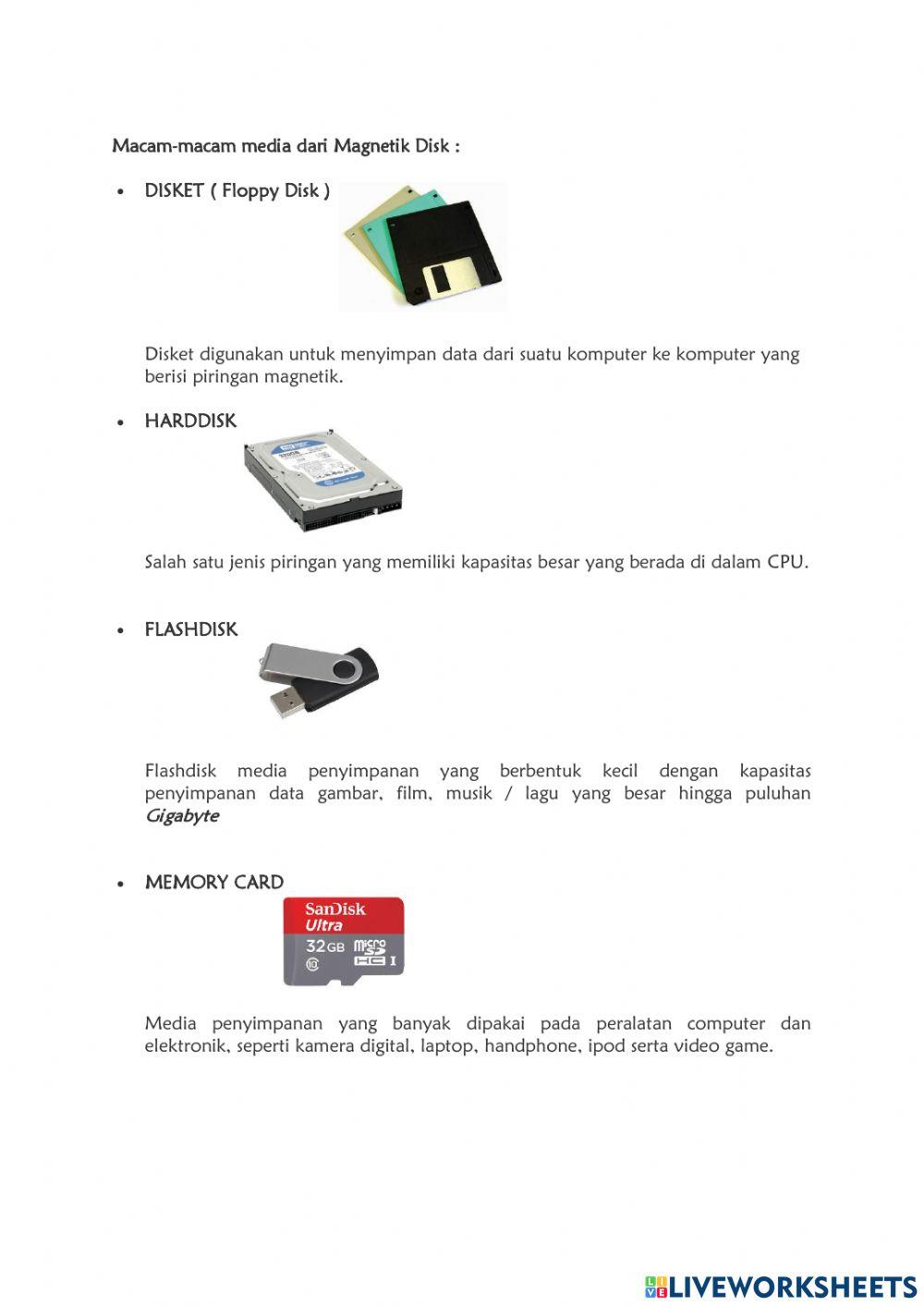 Perangkat Keras media penyimpanan