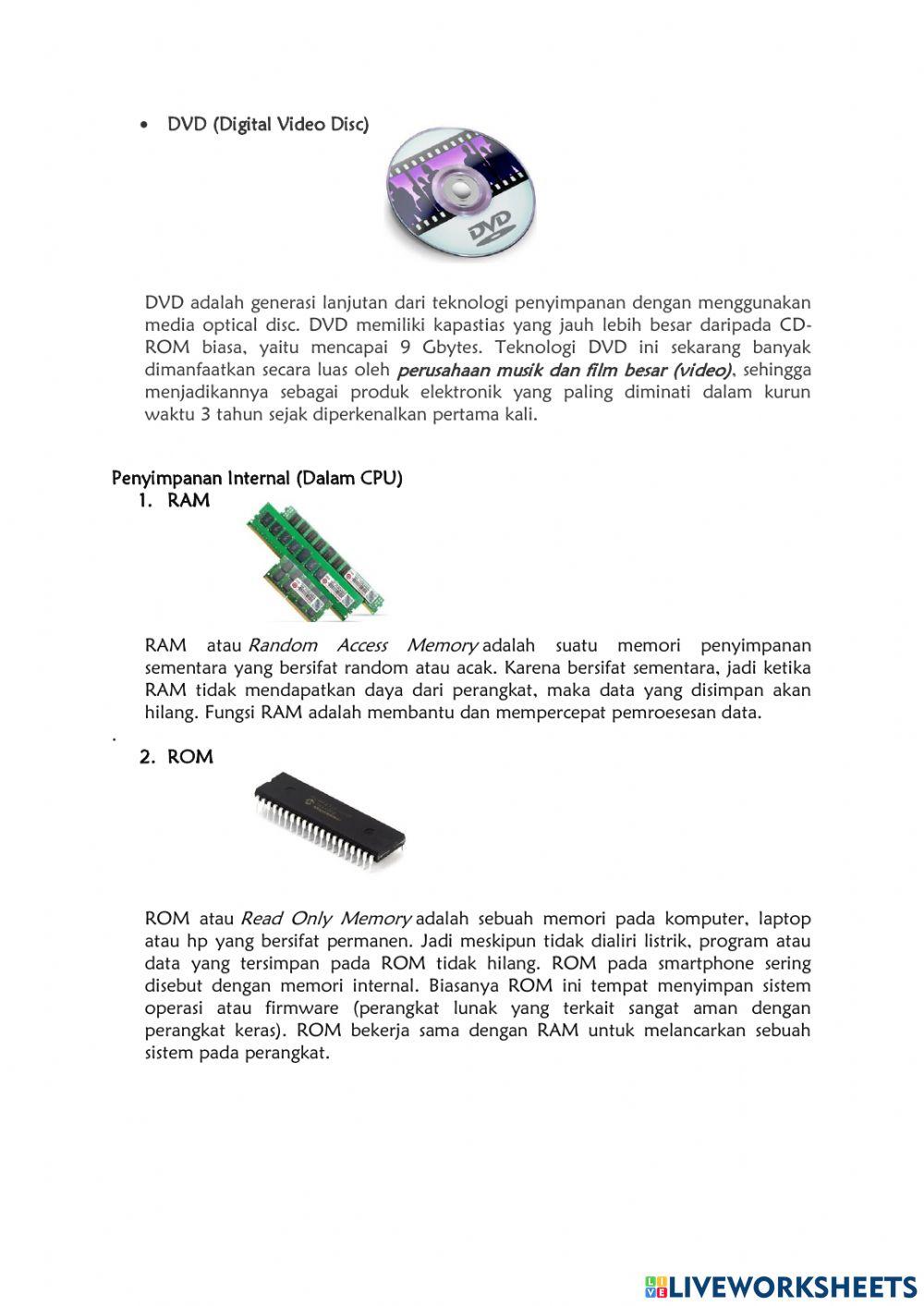 Perangkat Keras media penyimpanan