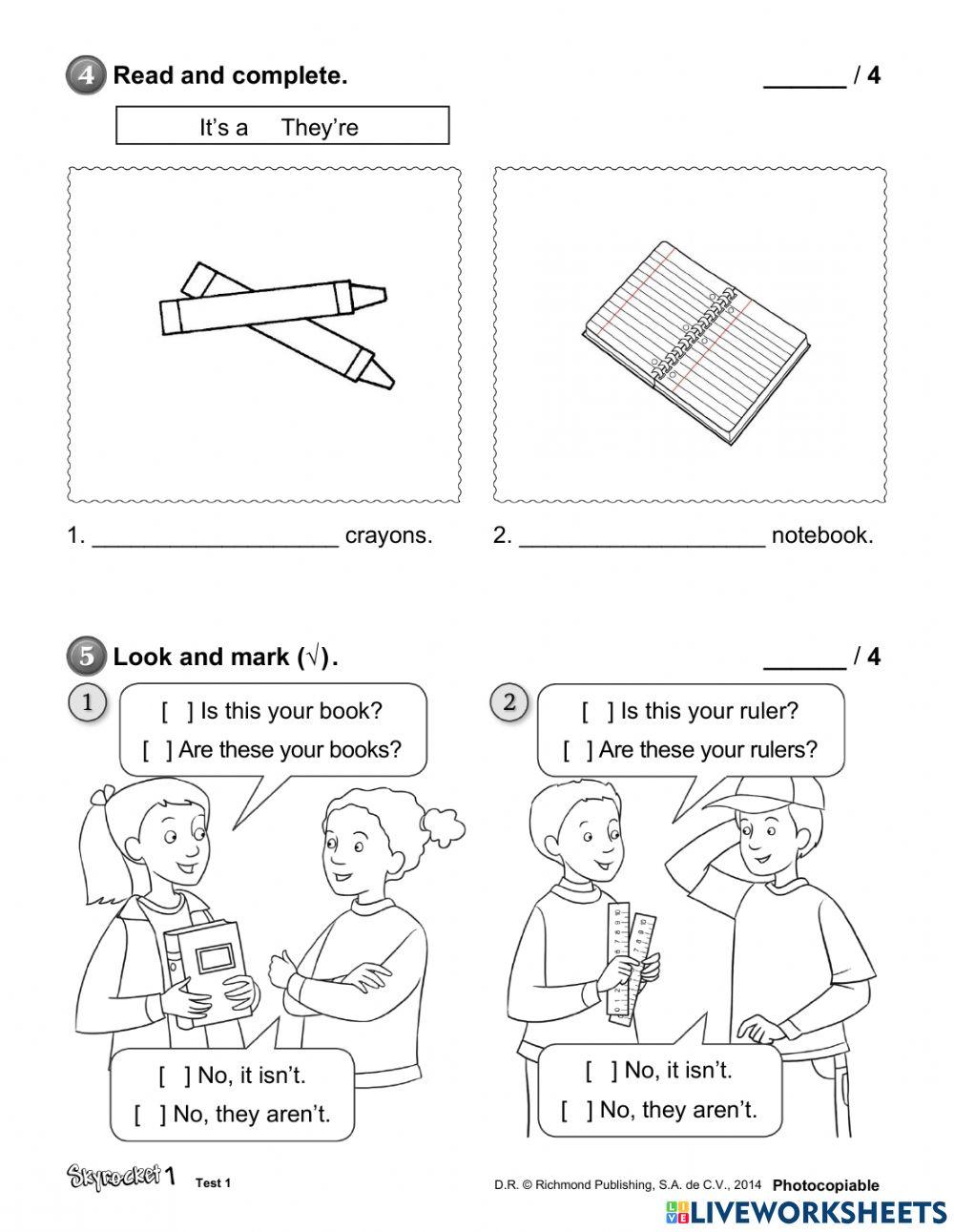SKYROCKET 1 TEST UNIT 1