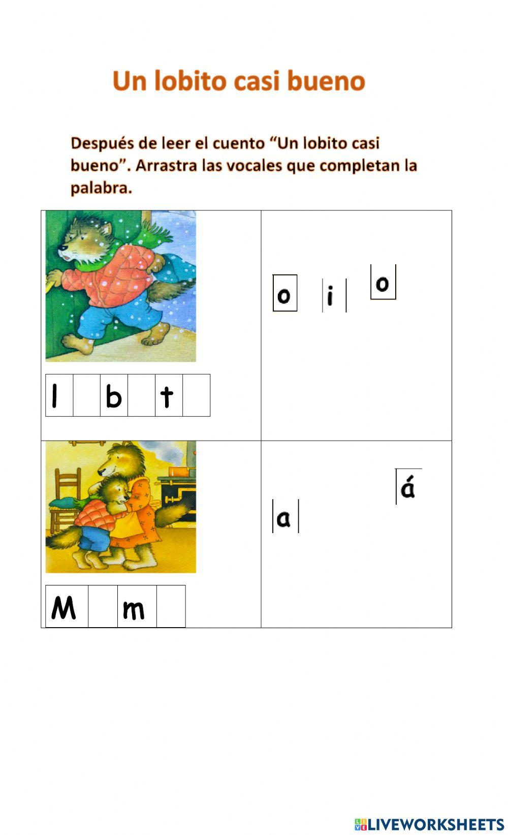 Conciencia fonológica vocales