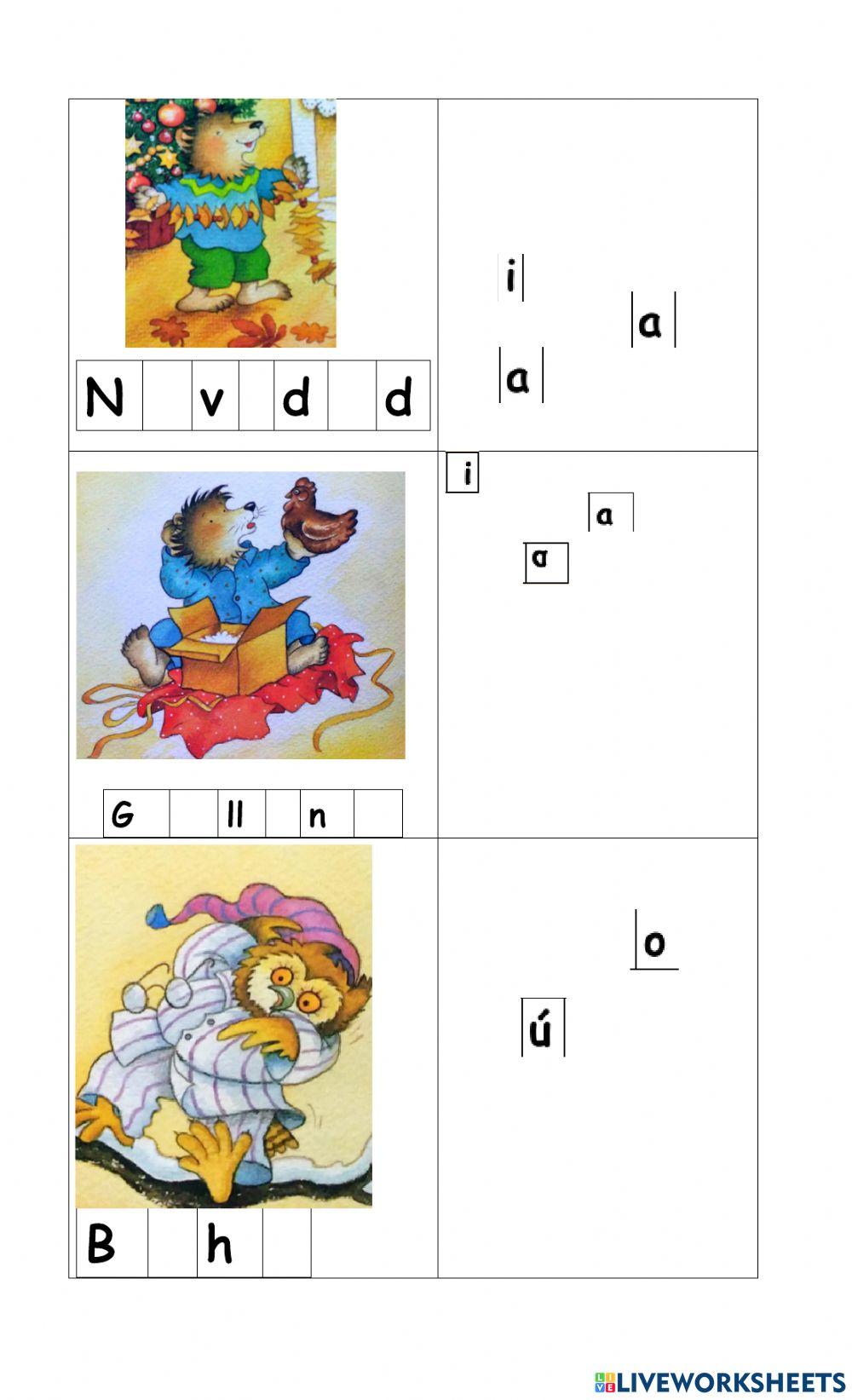 Conciencia fonológica vocales