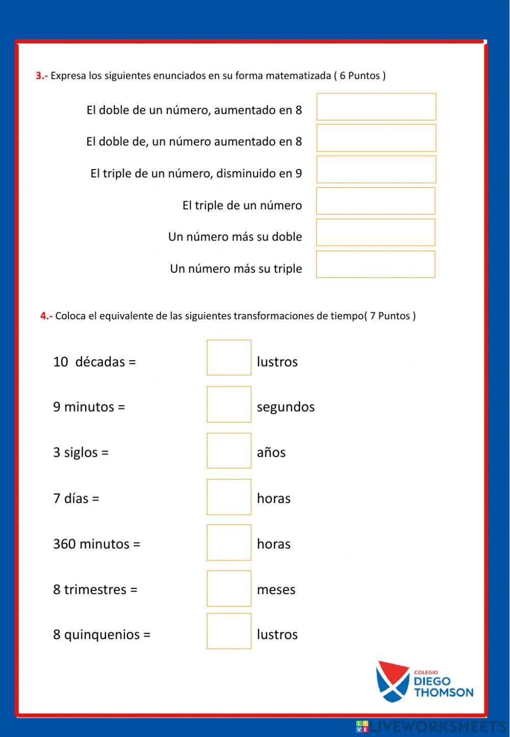 6to - RM - Examen final 6to - RM - Examen final