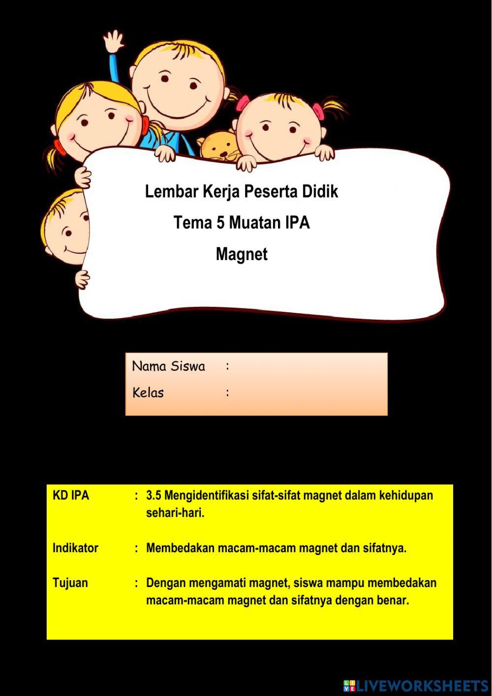 LKPD Tema 5 Muatan IPA LKPD Tema 5 Muatan IPA