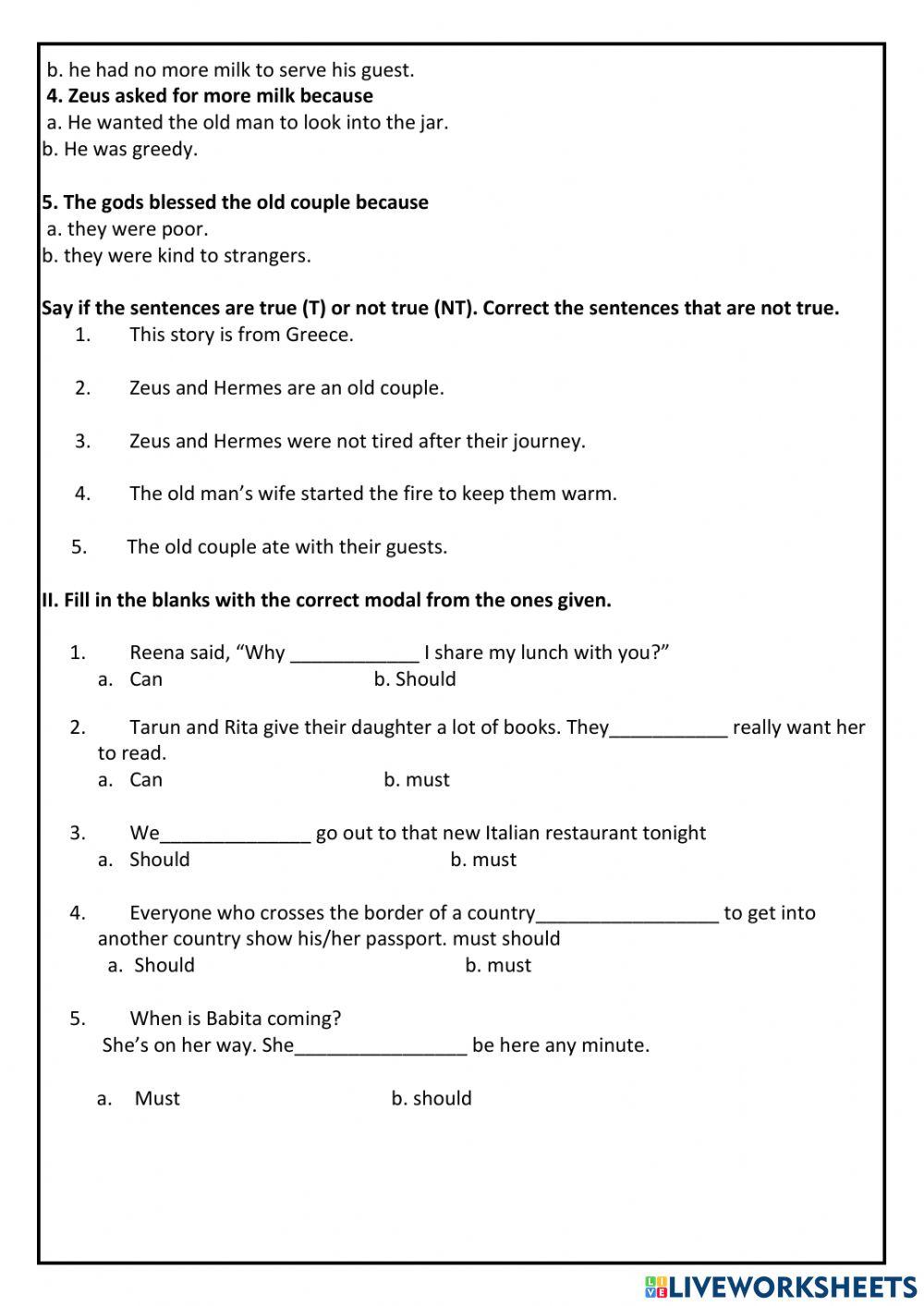 Modals and phrasal verbs