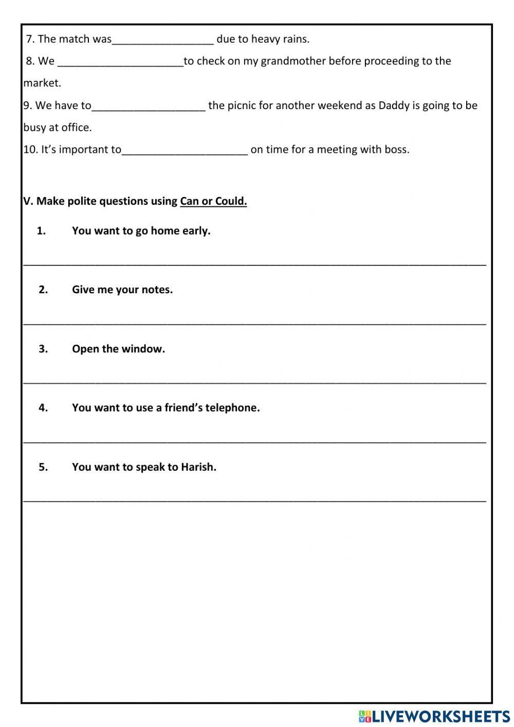 Modals and phrasal verbs