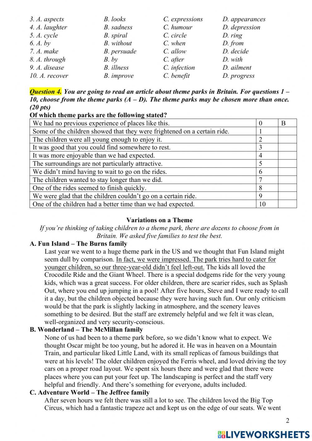 E9 - NC - FT - Đề HSG Quận V1 2017-2018