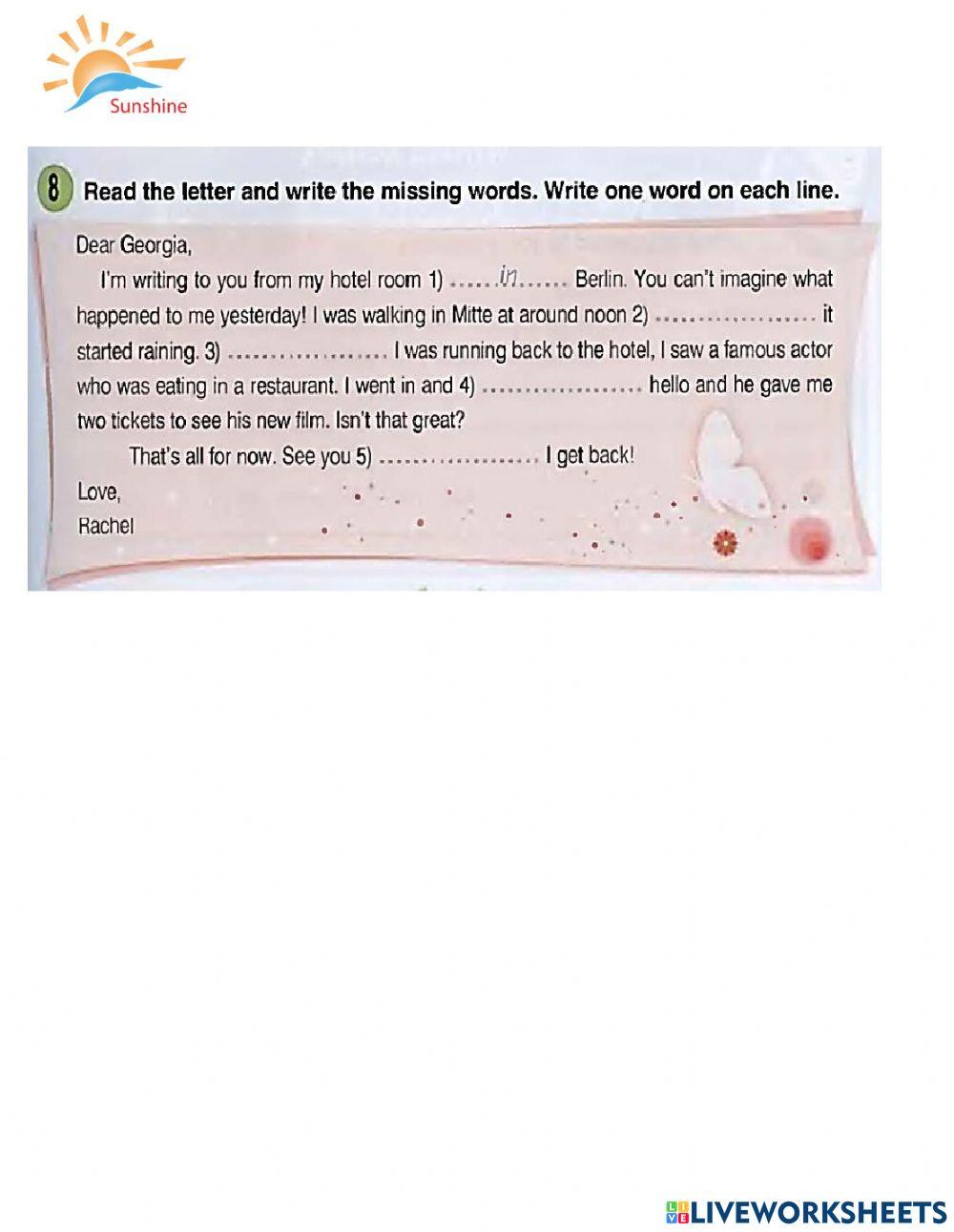 RU3 - past continuous (5-8)