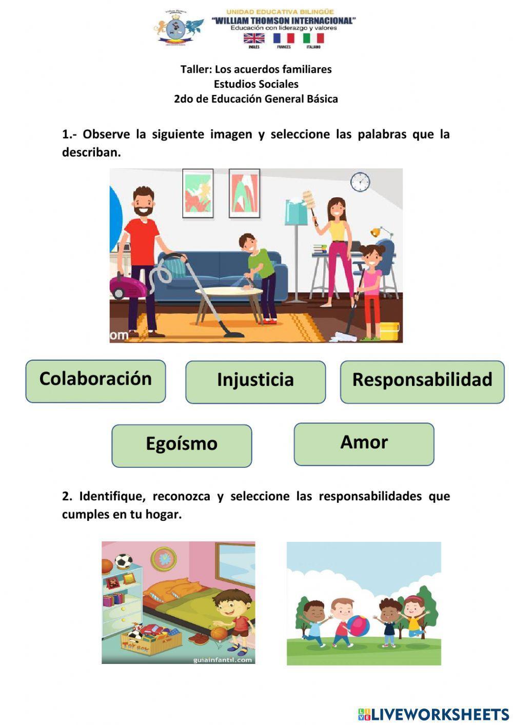 Los acuerdos familiares