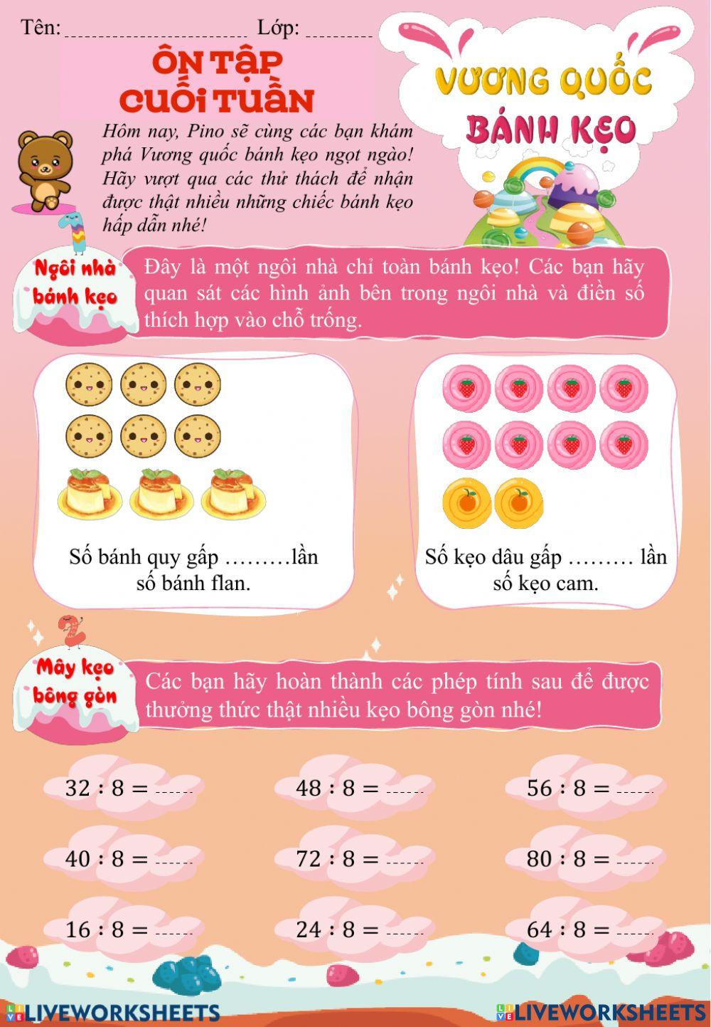 Ôn tập cuối tuần