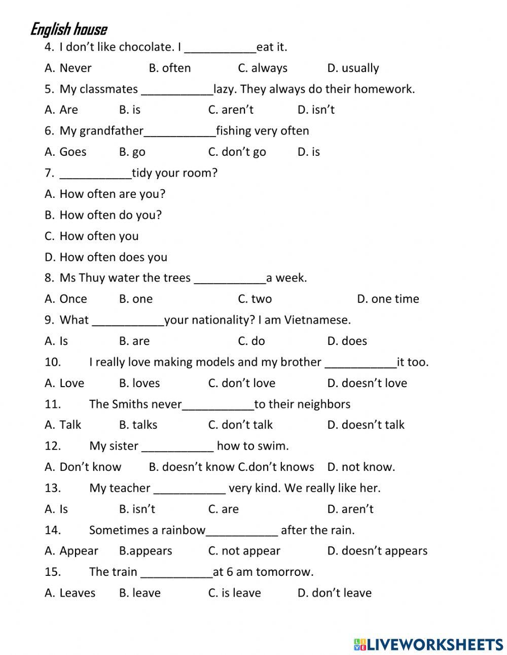 Preseny simple test 2