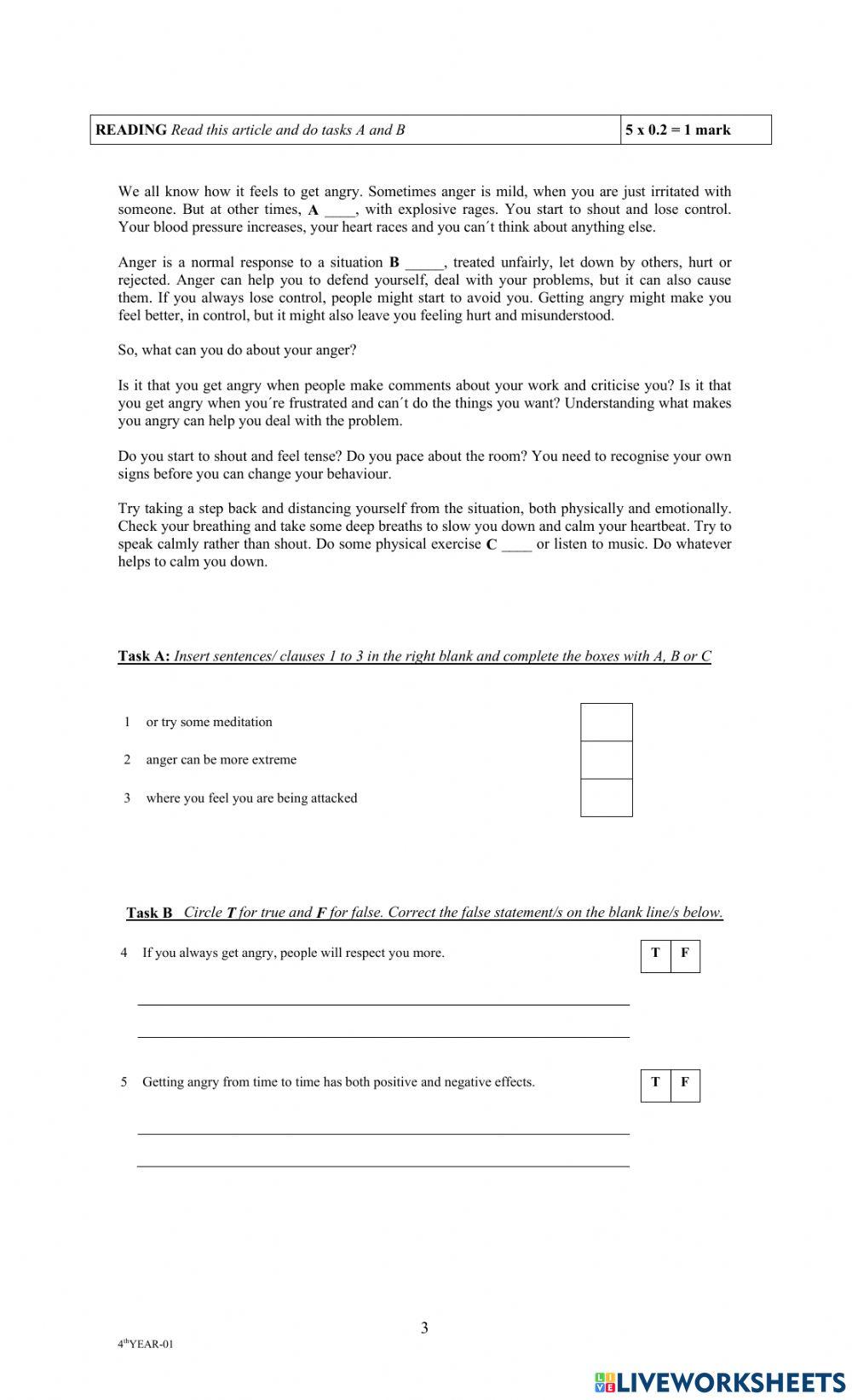 4th year final exam 2021