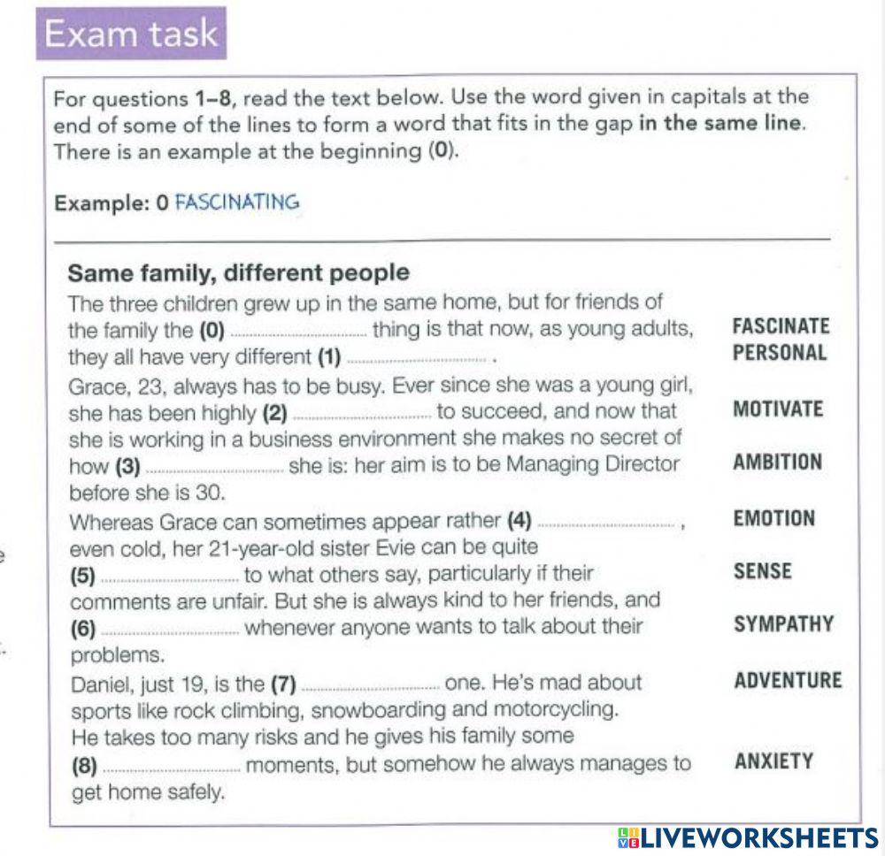 Exam Online Exercise For Live Worksheets Exam Online Exercise For Live Worksheets
