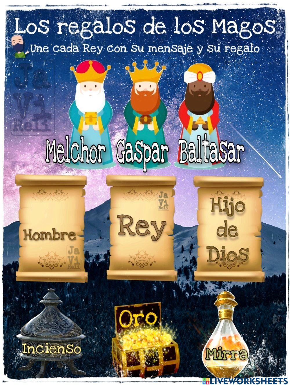 Los regalos de los Reyes Magos worksheet Live Worksheets