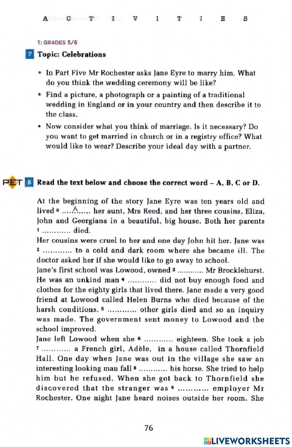 Chapter 5. Jane Eyre.