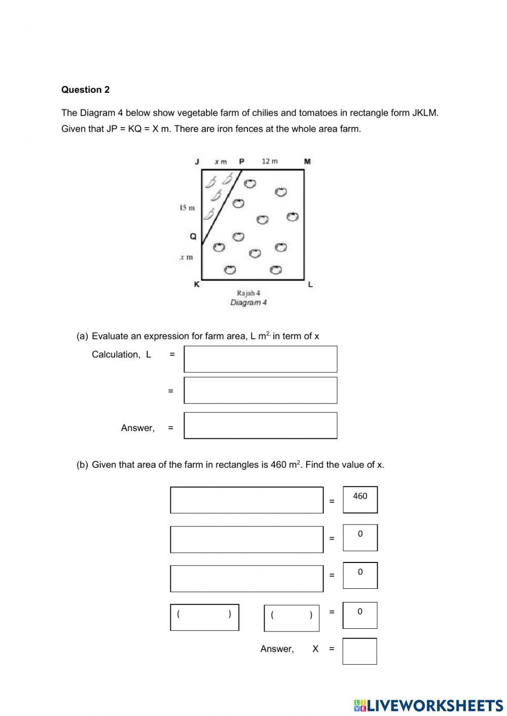Math test form 4 Math test form 4