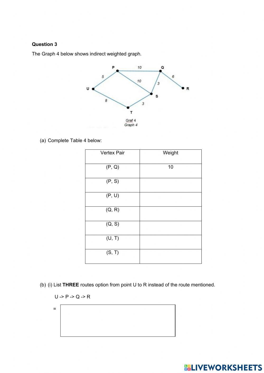 Math test form 4