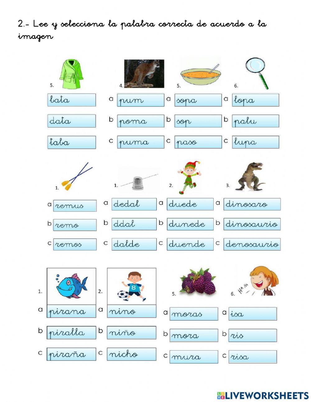 ADMISIONES 2DO AÑO BASICO LENGUA