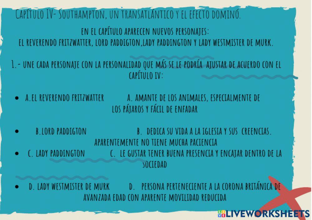 Tarea 2 - personajes