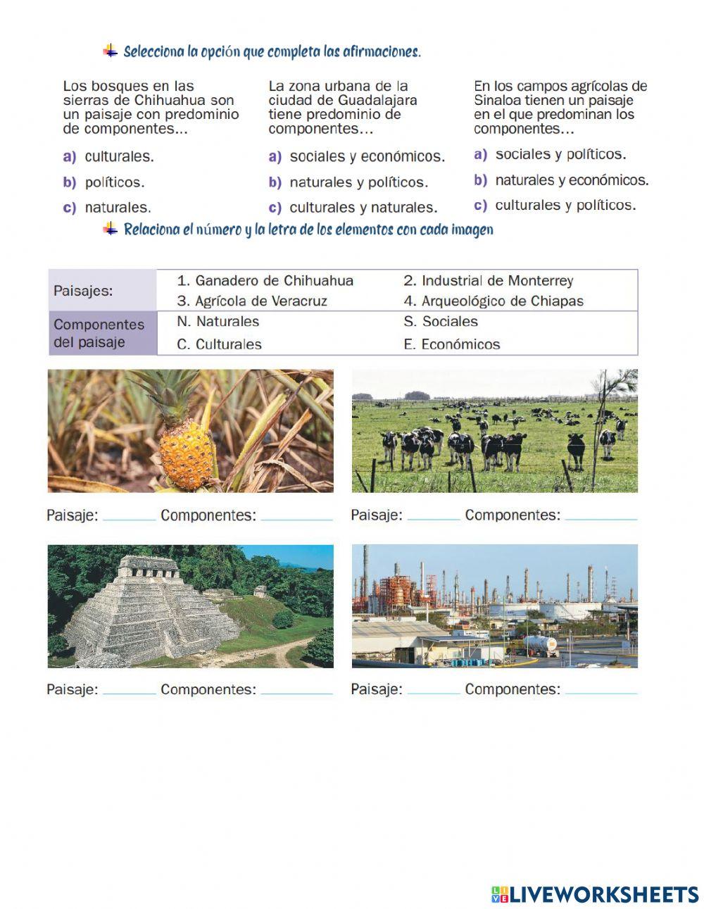 México y sus paisajes