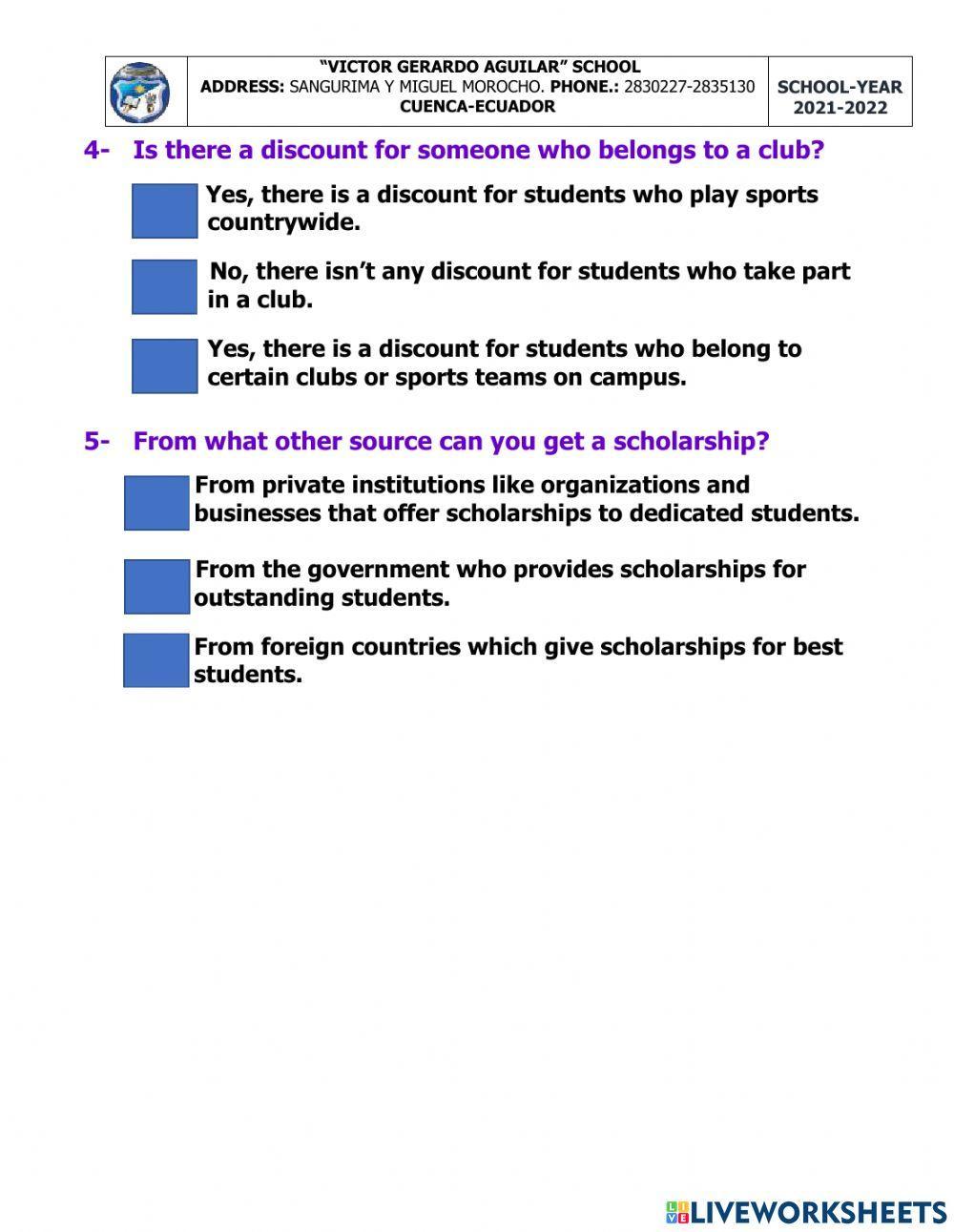 Listening Scholarships