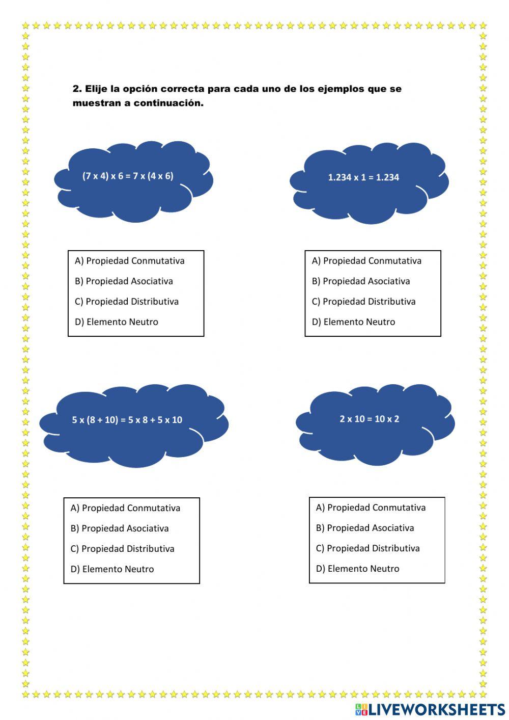 La multiplicación y sus propiedades