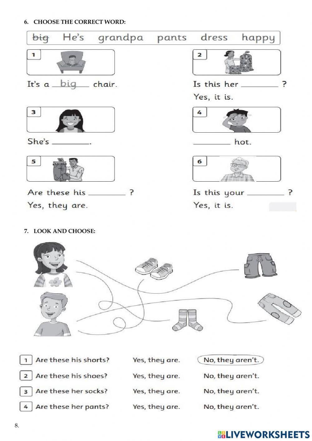 TEST FOR GRADE 2 1STSEMESTER