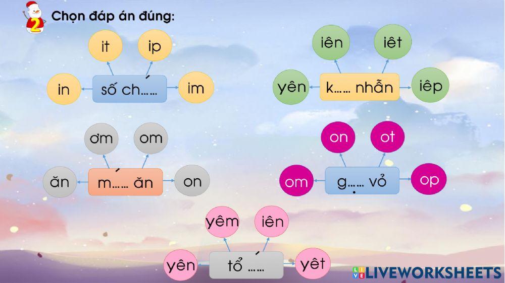 Phiếu bài tập cuối tuần 13