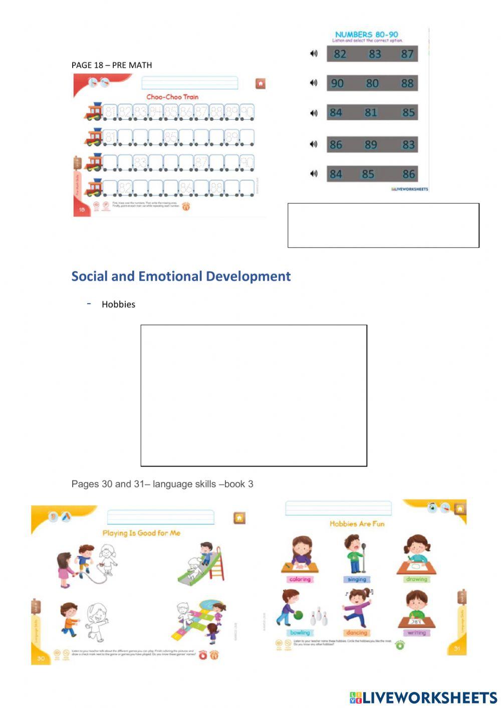 Weelky activities 32