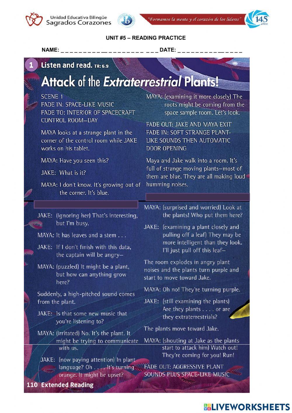 Attack of the Extraterrestrial Plants