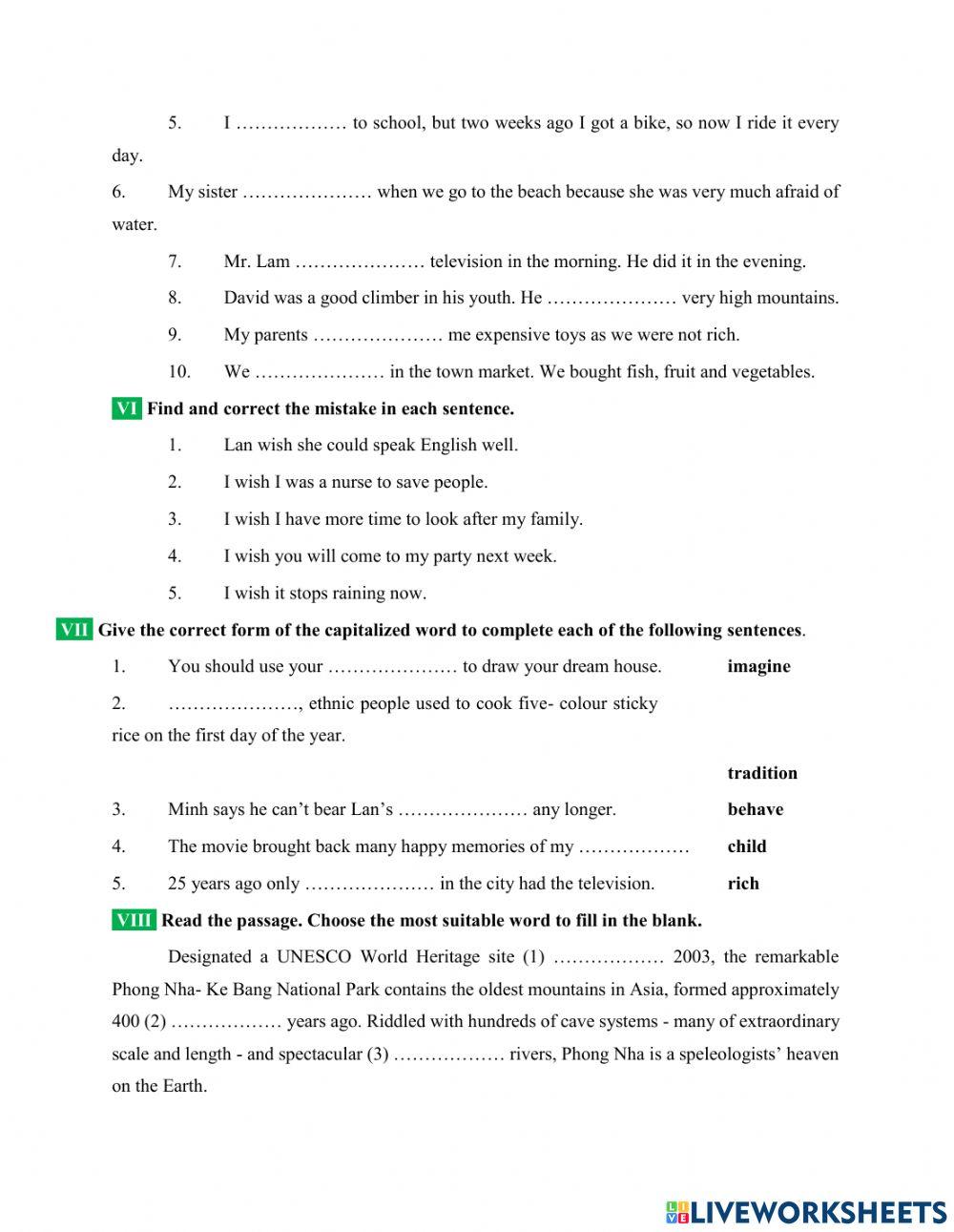 English ̣9 review unit 4 (1)