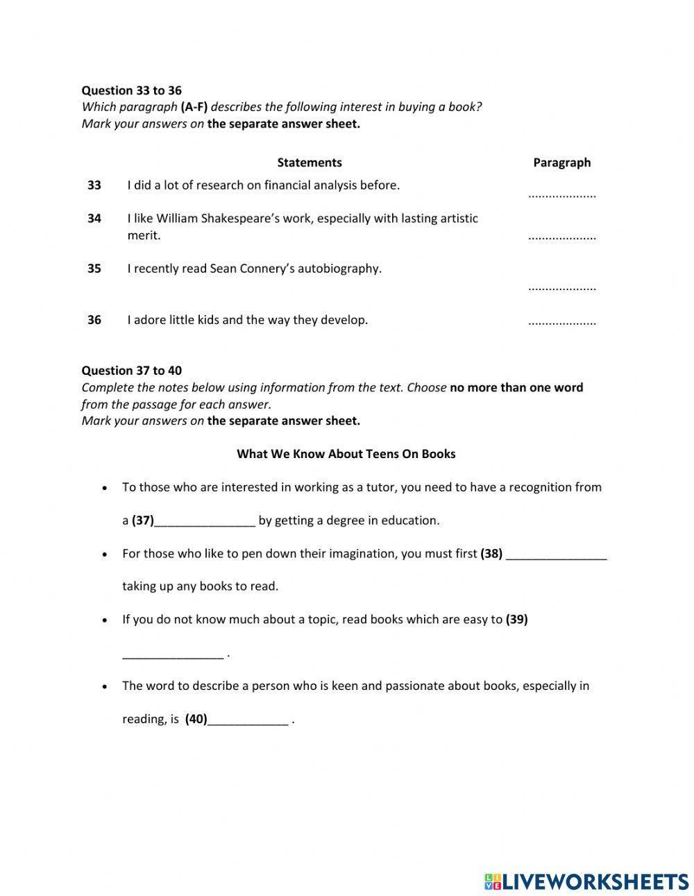 Information Transfer (Exercise 4)