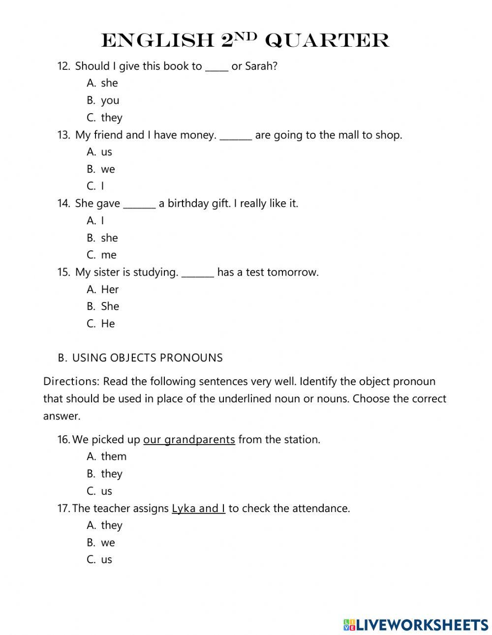 English 2 English 2